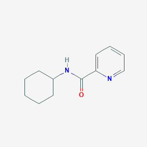molecular formula C12H16N2O B3045242 2-Pyridinecarboxamide, N-cyclohexyl- CAS No. 10354-50-4