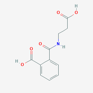molecular formula C11H11NO5 B3045245 Benzoic acid, 2-[[(2-carboxyethyl)amino]carbonyl]- CAS No. 103646-38-4