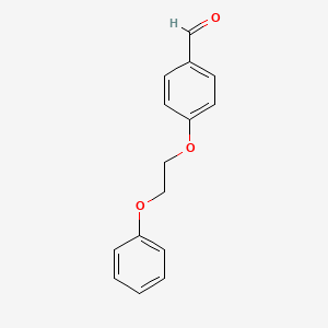 molecular formula C15H14O3 B3045247 4-(2-苯氧基乙氧基)苯甲醛 CAS No. 103660-61-3