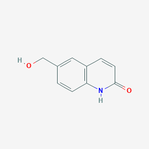 molecular formula C10H9NO2 B3045250 6-(hydroxymethyl)quinolin-2(1H)-one CAS No. 103702-27-8