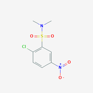 molecular formula C8H9ClN2O4S B3045252 2-氯-N,N-二甲基-5-硝基苯-1-磺酰胺 CAS No. 10372-90-4