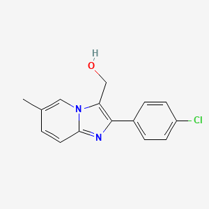 Imidazo[1,2-a]pyridine-3-methanol, 2-(4-chlorophenyl)-6-methyl-