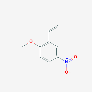 molecular formula C9H9NO3 B3045259 2-Ethenyl-1-methoxy-4-nitrobenzene CAS No. 103851-61-2