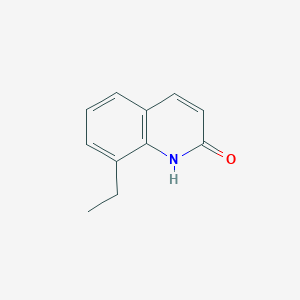 molecular formula C11H11NO B3045272 2(1H)-Quinolinone, 8-ethyl- CAS No. 103987-26-4