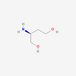 molecular formula C4H11NO2 B3045275 (2S)-2-氨基丁烷-1,4-二醇 CAS No. 10405-07-9