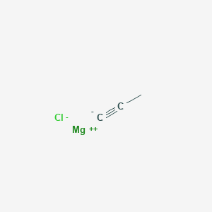 molecular formula C3H3ClMg B3045277 Magnesium;prop-1-yne;chloride CAS No. 104085-63-4