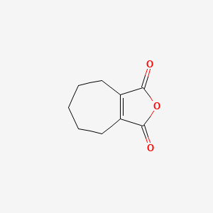 molecular formula C9H10O3 B3045280 5,6,7,8-四氢-1H-环庚[c]呋喃-1,3(4H)-二酮 CAS No. 10412-04-1