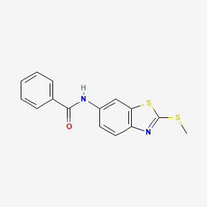 Benzamide, N-[2-(methylthio)-6-benzothiazolyl]-