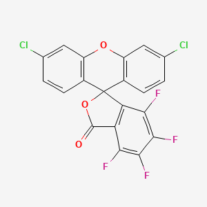 molecular formula C20H6Cl2F4O3 B3045289 3',6'-Dichloro-4,5,6,7-tetrafluoro-3H-spiro[2-benzofuran-1,9'-xanthen]-3-one CAS No. 1044164-77-3