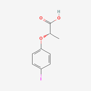molecular formula C9H9IO3 B3045290 (2S)-2-(4-Iodophenoxy)propanoic acid CAS No. 10442-47-4