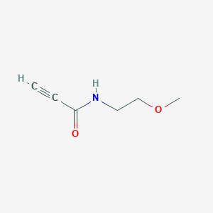 molecular formula C6H9NO2 B3045302 N-(2-甲氧基乙基)丙-2-炔酰胺 CAS No. 104587-52-2