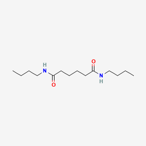 molecular formula C14H28N2O2 B3045309 己二酰胺，N,N'-二丁基- CAS No. 10472-27-2