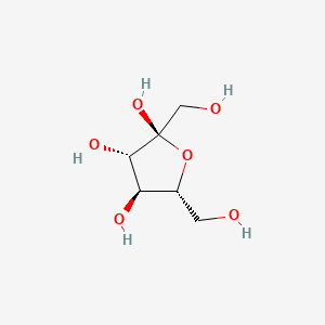 molecular formula C6H12O6 B3045316 α-D-果糖呋喃糖 CAS No. 10489-79-9