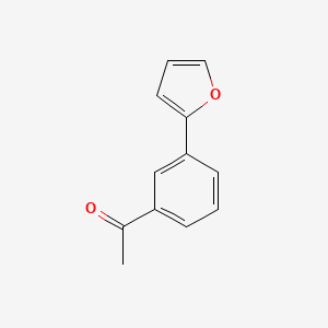 molecular formula C12H10O2 B3045322 1-[3-(2-Furyl)phenyl]ethanone CAS No. 10496-53-4