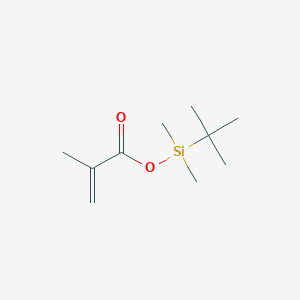 molecular formula C10H20O2Si B3045328 2-Propenoic acid, 2-methyl-, (1,1-dimethylethyl)dimethylsilyl ester CAS No. 105040-99-1
