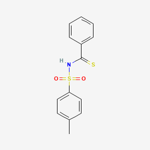 molecular formula C14H13NO2S2 B3045337 N-(4-methylphenyl)sulfonylbenzenecarbothioamide CAS No. 10520-99-7