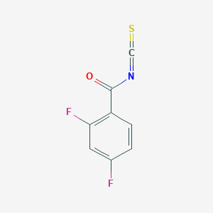 molecular formula C8H3F2NOS B3045358 2,4-二氟苯甲酰异硫氰酸酯 CAS No. 105534-76-7