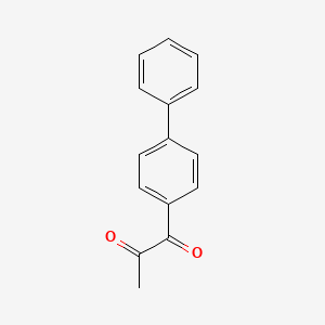 molecular formula C15H12O2 B3045362 1-([1,1'-Biphenyl]-4-yl)propane-1,2-dione CAS No. 10557-19-4