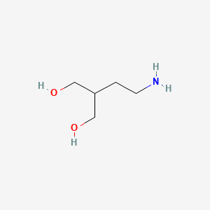 molecular formula C5H13NO2 B3045365 1,3-丙二醇，2-(2-氨基乙基)- CAS No. 105595-59-3