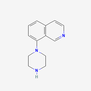 molecular formula C13H15N3 B3045370 8-(Piperazin-1-yl)isoquinoline CAS No. 105685-27-6