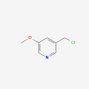 molecular formula C7H8ClNO B3045395 3-(Chloromethyl)-5-methoxypyridine CAS No. 1060801-71-9