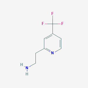 2-[4-(Trifluoromethyl)pyridin-2-YL]ethan-1-amine