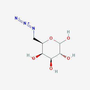 molecular formula C6H11N3O5 B3045407 6-叠氮-6-脱氧-d-半乳呋喃糖 CAS No. 106192-60-3