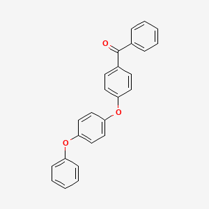 molecular formula C25H18O3 B3045412 Methanone, [4-(4-phenoxyphenoxy)phenyl]phenyl- CAS No. 106315-29-1