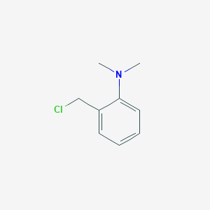 molecular formula C9H12ClN B3045426 2-(Dimethylamino)benzyl chloride CAS No. 106771-59-9
