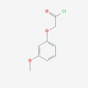molecular formula C9H9ClO3 B3045434 (3-Methoxyphenoxy)acetyl chloride CAS No. 106967-74-2