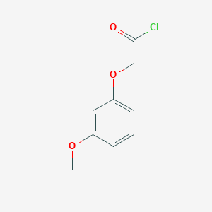 molecular formula C9H9ClO3 B3045434 (3-甲氧基苯氧基)乙酰氯 CAS No. 106967-74-2