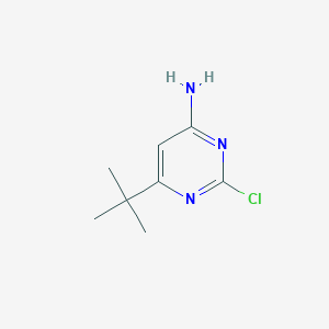 molecular formula C8H12ClN3 B3045436 6-Tert-butyl-2-chloropyrimidin-4-amine CAS No. 1070217-28-5