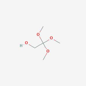 molecular formula C5H12O4 B3045440 2,2,2-Trimethoxyethan-1-OL CAS No. 107155-72-6
