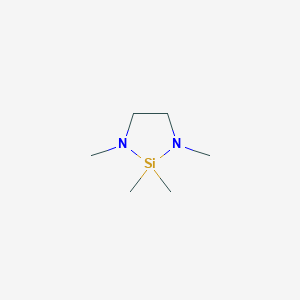 molecular formula C6H16N2Si B3045445 1,2,2,3-四甲基-1,3,2-二氮杂硅烷 CAS No. 1073-08-1