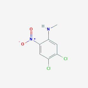 molecular formula C7H6Cl2N2O2 B3045448 4,5-Dichloro-n-methyl-2-nitroaniline CAS No. 107342-18-7