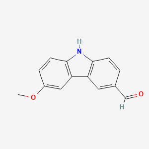 6-methoxy-9H-carbazole-3-carbaldehyde