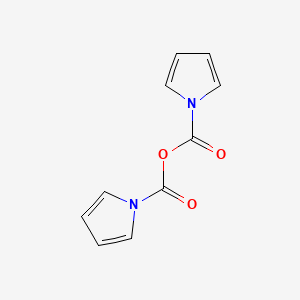 molecular formula C10H8N2O3 B3045464 1H-Pyrrole-1-carboxylic acid, anhydride CAS No. 107962-24-3