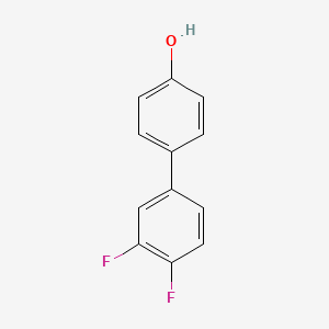 molecular formula C12H8F2O B3045475 4-(3,4-Difluorophenyl)phenol CAS No. 108185-80-4