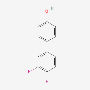 molecular formula C12H8F2O B3045475 4-(3,4-二氟苯基)苯酚 CAS No. 108185-80-4