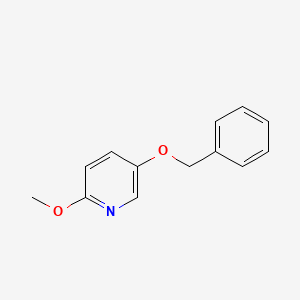 molecular formula C13H13NO2 B3045485 5-(Benzyloxy)-2-methoxypyridine CAS No. 1083329-15-0