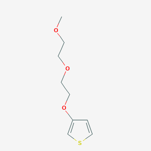 3-[2-(2-Methoxyethoxy)ethoxy]thiophene