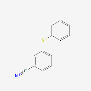 molecular formula C13H9NS B3045494 Benzonitrile, 3-(phenylthio)- CAS No. 108697-88-7
