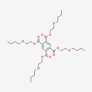 molecular formula C34H54O12 B3045527 Tetrakis(2-butoxyethyl) benzene-1,2,4,5-tetracarboxylate CAS No. 109348-76-7