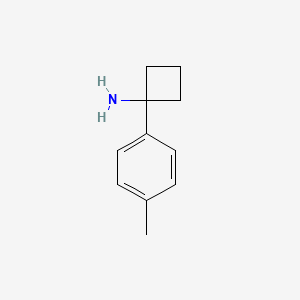 molecular formula C11H15N B3045536 1-(4-Methylphenyl)cyclobutanamine CAS No. 1094559-48-4