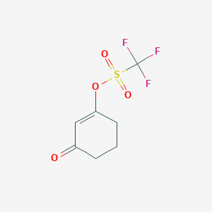 Methanesulfonic acid, trifluoro-, 3-oxo-1-cyclohexen-1-yl ester