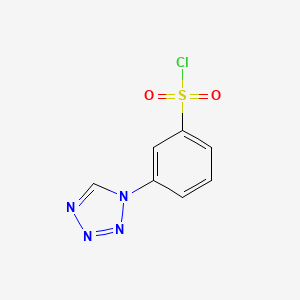 3-(1H-1,2,3,4-tetrazol-1-yl)benzene-1-sulfonyl chloride
