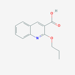 molecular formula C13H13NO3 B3045540 2-Propoxyquinoline-3-carboxylic acid CAS No. 1094760-75-4