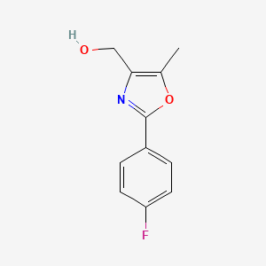 4-Oxazolemethanol, 2-(4-fluorophenyl)-5-methyl-