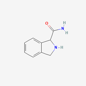 molecular formula C9H10N2O B3045546 2,3-dihydro-1H-isoindole-1-carboxamide CAS No. 1095715-76-6