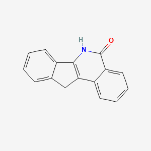 B3045552 5,6-dihydro-5-oxo-11H-indeno [1,2-c]isoquinoline CAS No. 109722-74-9